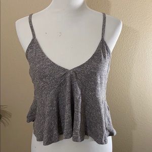 Grey flowy tank!